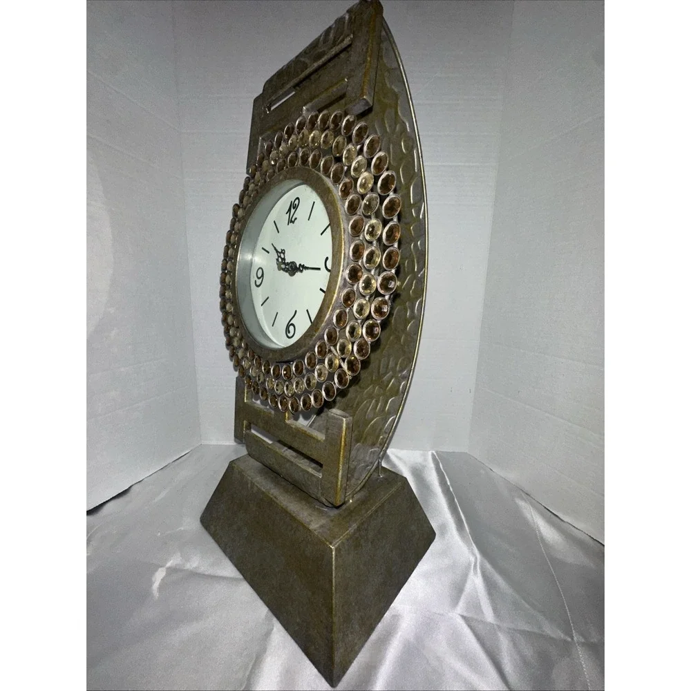 Pier 1 Clock Watch Table Top Bling Vintage Pier One Imports Gorgeous